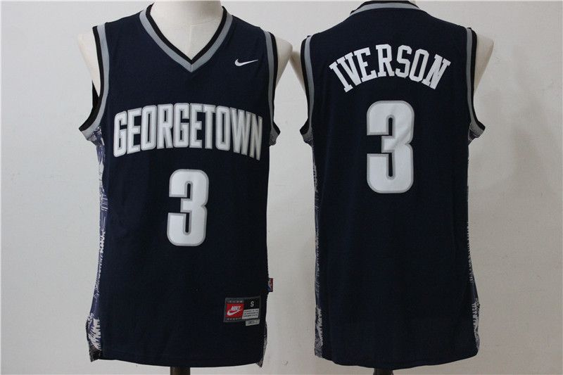 Men Philadelphia 76ers #3 Iverson Black Nike NBA Jersey->philadelphia 76ers->NBA Jersey